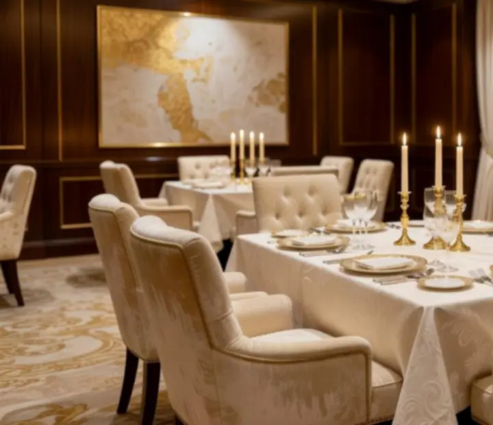 VIP privatna soba s luksuzno postavljenim stolom u Zadar Casino restoranu